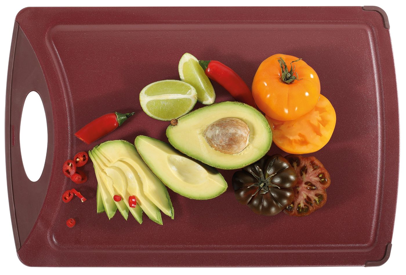 062311 EASY CUT Prkénko 38x25x1 cm vínově červená (5)